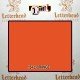 1 Shot Lettering Enamel Paint Orange 124L - 1/2 Pint