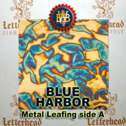 Blue Harbor Variegated Metal Leaf