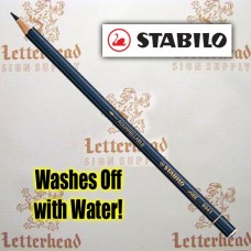 blue stabilo pencil